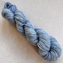 Load image into Gallery viewer, OOAK Variant (Trial 7) of Blue Jeans Hand Dyed Superwash Merino Wool Worsted Yarn
