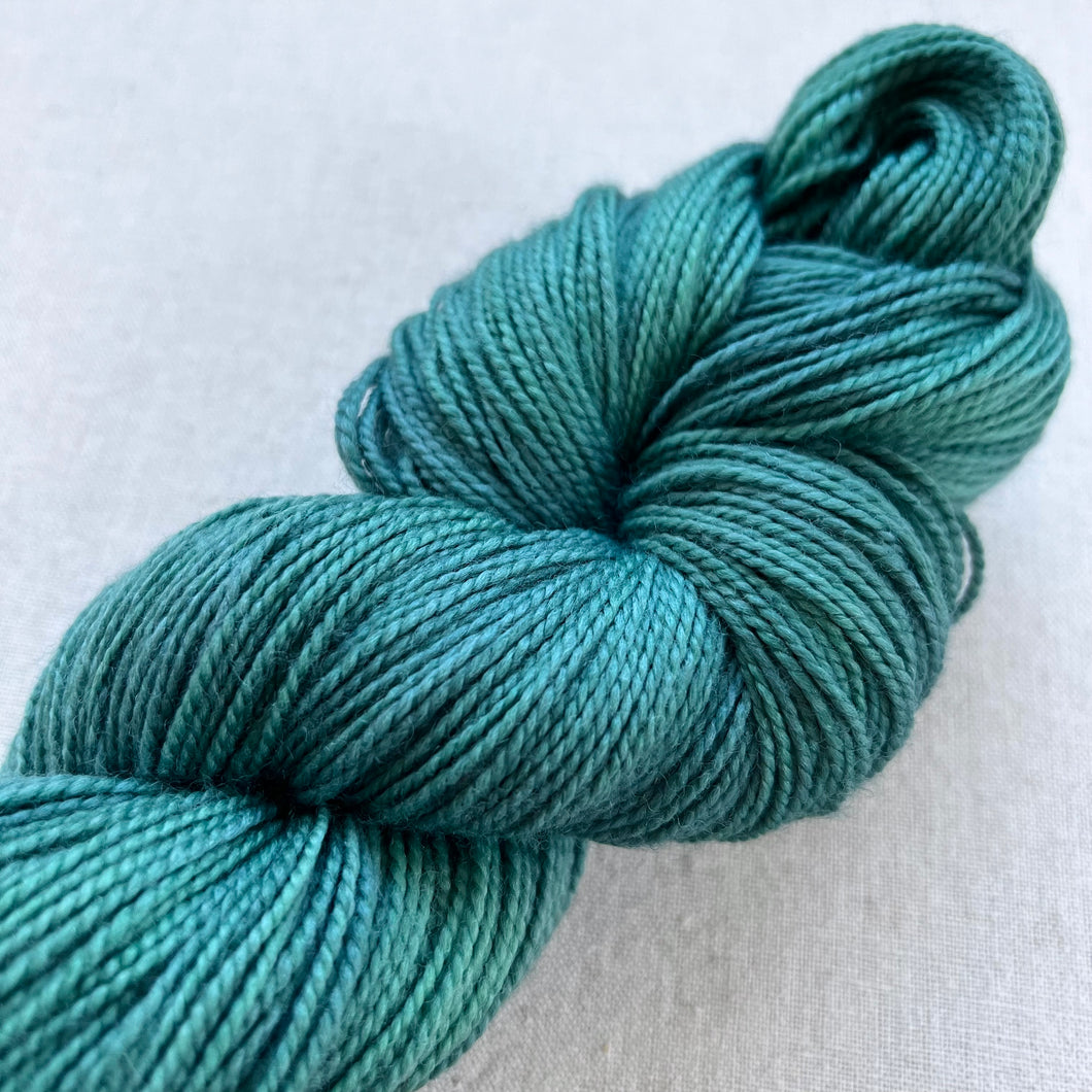 OOAK Variant (Trial 6) of the wind was blowing - Hand Dyed Merino Wool & Recycled Nylon Superwash Yarn