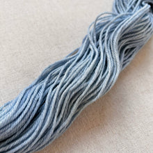 Load image into Gallery viewer, OOAK Variant (Trial 7) of Blue Jeans Hand Dyed Superwash Merino Wool Worsted Yarn
