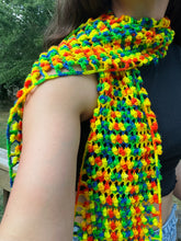 Load image into Gallery viewer, Wide Awake Scarf Crochet Pattern - One Hank Wonder
