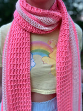 Load image into Gallery viewer, Sugar, Sugar (Strawberry Sugar Wafer) Shawl Crochet Pattern
