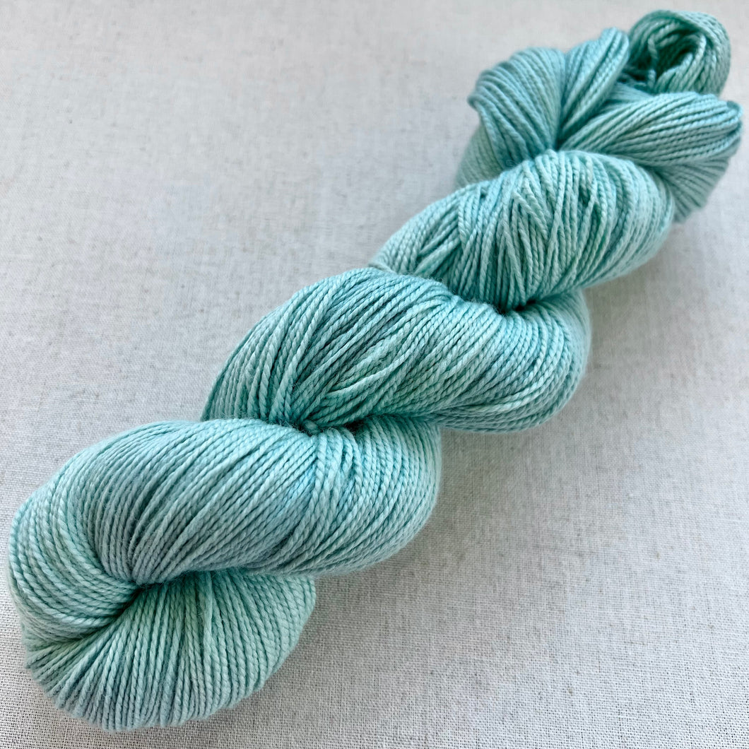 OOAK Variant (Trial 2) of the wind was blowing - Hand Dyed Merino Wool & Recycled Nylon Superwash Yarn