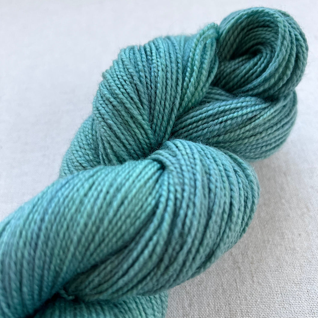 OOAK Variant (Trial 11) of the wind was blowing - Hand Dyed Merino Wool & Recycled Nylon Superwash Yarn