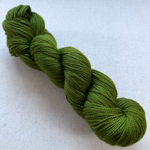 Load image into Gallery viewer, OOAK Variant (Trial 1) of The Curse Hand Dyed Merino Wool &amp; Recycled Nylon Superwash Yarn
