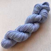 Load image into Gallery viewer, OOAK Variant of It’s All Over Now, Baby Blue (Trial 1) Hand Dyed Merino Wool Superwash DK Yarn

