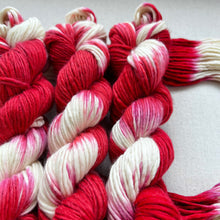 Load image into Gallery viewer, Variant Batch (Trial 4) of Velvet - Hand Dyed Merino Wool and Camel Worsted Yarn
