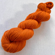 Load image into Gallery viewer, Great Pumpkin Waltz Hand Dyed Merino Wool &amp; Nylon Superwash Yarn
