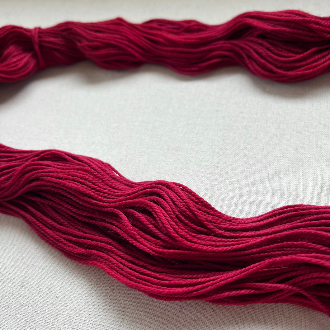 OOAK Variant of We Got the Beet (Trial 2) Hand Dyed Merino Wool Superwash DK Yarn