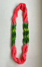 Load image into Gallery viewer, OOAK Variant (Trial 1) of Watermelon Hand Dyed Superwash 100% Merino Wool Worsted Yarn
