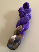 Load image into Gallery viewer, Amethyst Hand Dyed Superwash Merino Wool &amp; Nylon Sparkle Sock Yarn
