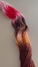 Load and play video in Gallery viewer, OOAK Variant of Sugar (Trial 3) Hand Dyed Superwash 100% Merino Wool Chunky Yarn
