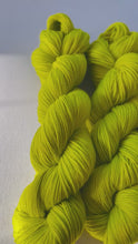 Load and play video in Gallery viewer, No Cars Go Hand Dyed Merino Wool Superwash Sport Yarn
