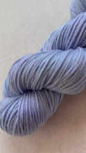 Load and play video in Gallery viewer, OOAK Variant of It’s All Over Now, Baby Blue (Trial 1) Hand Dyed Merino Wool Superwash DK Yarn
