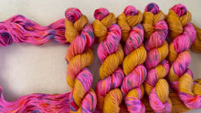 Load and play video in Gallery viewer, Donut Go Breaking My Heart Hand Dyed Superwash Merino Wool Worsted Yarn
