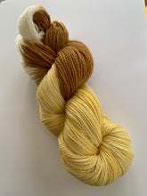 Load image into Gallery viewer, OOAK Variant (Trial 1) of Ewe, You Make Making Fun (Lemon Poundcake) - Hand Dyed Superwash 100% Merino Wool Sock Yarn
