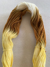 Load image into Gallery viewer, OOAK Variant (Trial 2) of Ewe, You Make Making Fun (Lemon Poundcake) - Hand Dyed Superwash 100% Merino Wool Sock Yarn
