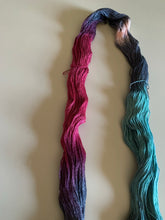 Load image into Gallery viewer, Cherry Hand Dyed Superwash Merino Wool &amp; Mulberry Silk Fingering Yarn
