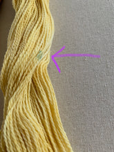 Load image into Gallery viewer, OOAK Variant (Trial 1) of Ewe, You Make Making Fun (Lemon Poundcake) - Hand Dyed Superwash 100% Merino Wool Sock Yarn
