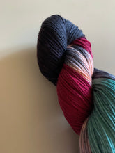 Load image into Gallery viewer, Cherry Hand Dyed Superwash Merino Wool, Cashmere &amp; Nylon Sock Yarn
