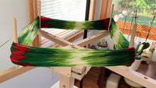 Load and play video in Gallery viewer, Mistletoe and Holly Hand Dyed Superwash Merino Wool DK Yarn
