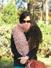 Load image into Gallery viewer, Fourth Time Around Chunky Handmade Scarf in Blush
