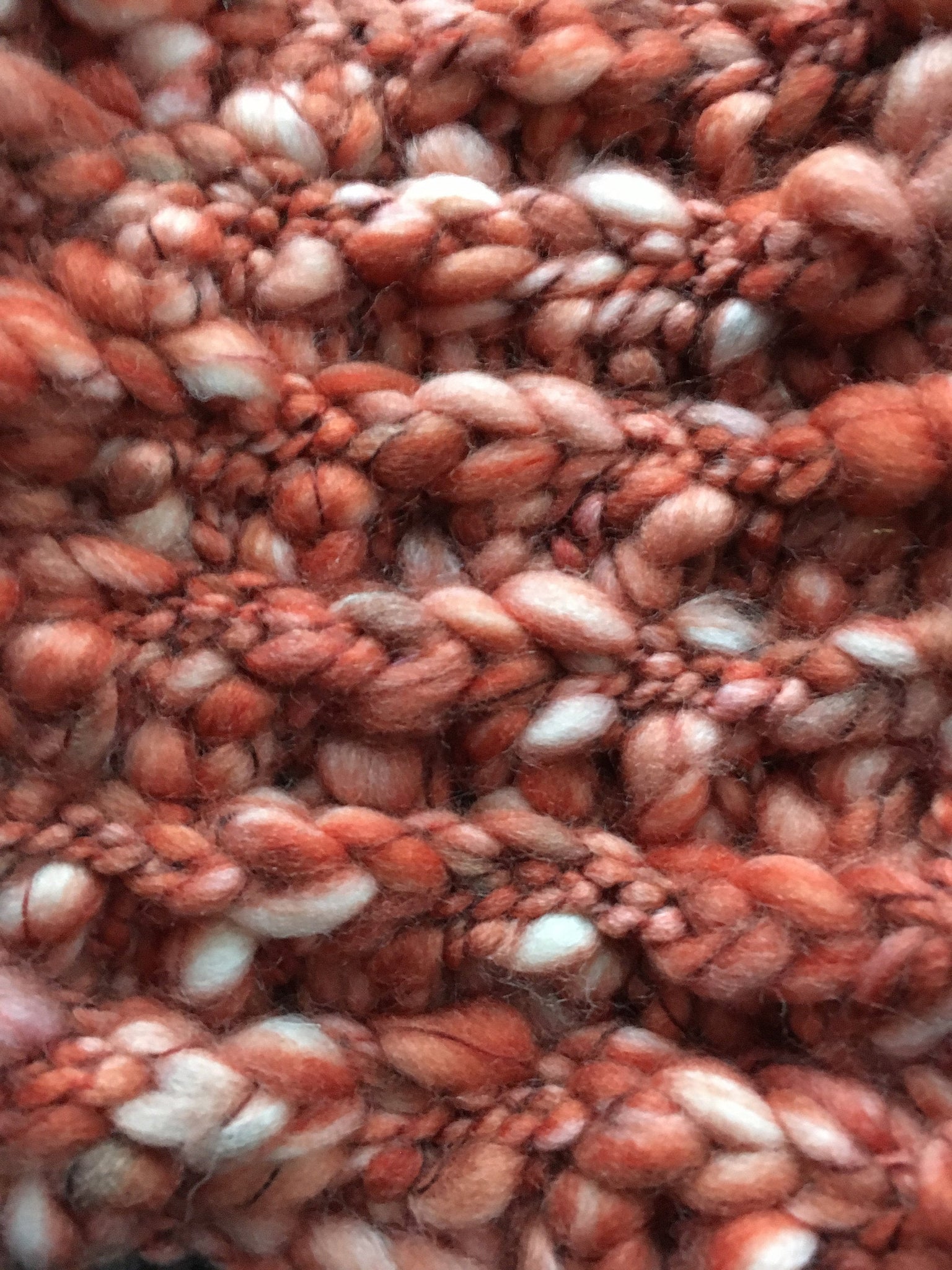 Fourth Time Around Chunky Handmade Scarf in Blush – Yarntuary