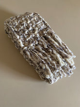 Load image into Gallery viewer, Fourth Time Around Chunky Handmade Scarf in Cream
