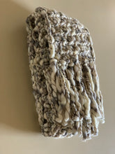 Load image into Gallery viewer, Fourth Time Around Chunky Handmade Scarf in Cream
