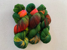 Load image into Gallery viewer, Mornin’ Dart Hand Dyed Superwash Merino Wool, Cashmere &amp; Nylon Sock Yarn
