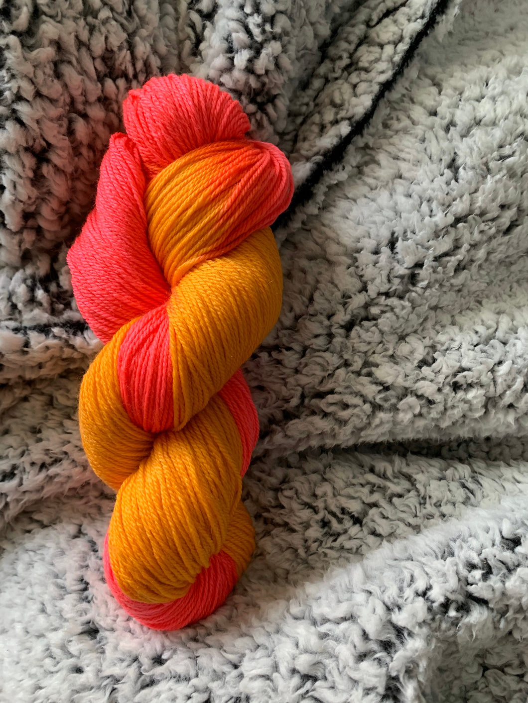 Wild Thing Hand Dyed Superwash Merino Wool & Nylon Sock Yarn