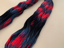 Load image into Gallery viewer, Goodbye (Dark Netflix) Hand Dyed Superwash 100% Merino Wool Sock Yarn
