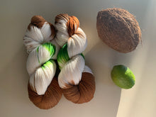 Load image into Gallery viewer, Coconut Hand Dyed Superwash 100% Merino Wool Sock Yarn
