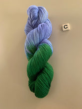 Load image into Gallery viewer, OOAK Variant of Old Money (Trial 3) - Hand Dyed Superwash 100% Bluefaced Leicester Sock Yarn
