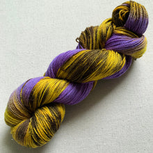 Load image into Gallery viewer, OOAK Variant (Trial 3) of Part of Me - Hand Dyed Superwash Merino Wool &amp; Nylon Sparkle Sock Yarn
