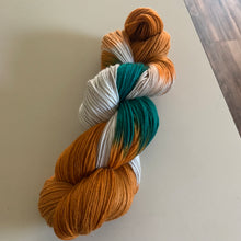 Load image into Gallery viewer, OOAK Variant (Trial 4) of Century Man Hand Dyed Superwash Merino Wool, Cashmere &amp; Nylon Sock Yarn
