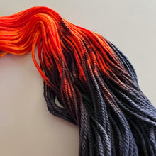 Load image into Gallery viewer, All Burn, No Bridge - Lot 1 - Hand Dyed Superwash Merino Wool DK Yarn
