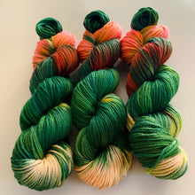 Load image into Gallery viewer, Mornin’ Dart Hand Dyed Superwash 100% Merino Wool Worsted Yarn
