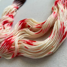 Load image into Gallery viewer, Bark at the Moon - Peppermint Bark - Hand Dyed Superwash - Merino Wool - DK Yarn
