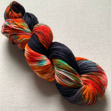 Load image into Gallery viewer, OOAK Variant of Hiiiiiiiii (Trial 1) - Hand Dyed Superwash Merino Wool and Recycled  Nylon Sock Yarn
