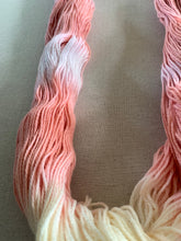 Load image into Gallery viewer, OOAK Variant (Trial 10) of Moment 4 Life (Pink Champagne Cake) - Hand Dyed Superwash Merino Nylon Wool Sock Yarn
