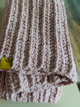 Load image into Gallery viewer, Handmade Never Tear Us Apart Blanket in Pink Dust
