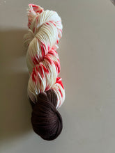 Load image into Gallery viewer, Bark at the Moon - Peppermint Bark - Hand Dyed Superwash - Merino Wool - DK Yarn
