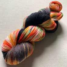 Load image into Gallery viewer, OOAK Variant (Trial 2) of Hiiiiiiiii Hand Dyed Superwash Merino Wool and Recycled  Nylon Sock Yarn
