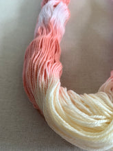 Load image into Gallery viewer, OOAK Variant (Trial 10) of Moment 4 Life (Pink Champagne Cake) - Hand Dyed Superwash Merino Nylon Wool Sock Yarn
