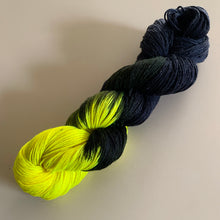 Load image into Gallery viewer, Lullaby Firefly Hand Dyed Superwash Merino Wool &amp; Nylon Sparkle Sock Yarn
