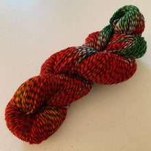 Load image into Gallery viewer, OOAK Variant (Trial 1) of Send in the Clowns (Joaquin Phoenix Joker) Hand Dyed Marled Wool Yarn
