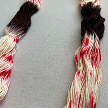 Load image into Gallery viewer, Bark at the Moon - Peppermint Bark - Hand Dyed Superwash - Merino Wool - DK Yarn
