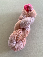 Load image into Gallery viewer, OOAK Variant (Trial 20) of Moment 4 Life (Pink Champagne Cake) - Hand Dyed Superwash Merino Wool, Cashmere &amp; Nylon Sock Yarn
