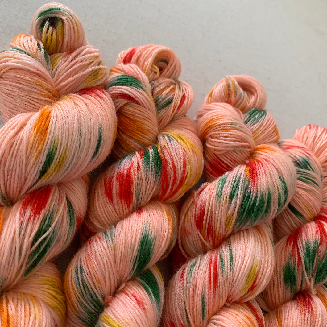 Tutti Frutti - Hand Dyed Superwash 100% Bluefaced Leicester Sock Yarn