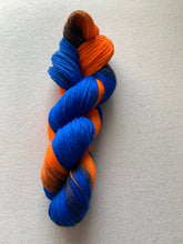 Load image into Gallery viewer, OOAK Variant (Trial 4) of Astronaut in the Ocean Hand Dyed Merino Wool &amp; Nylon Superwash Yarn
